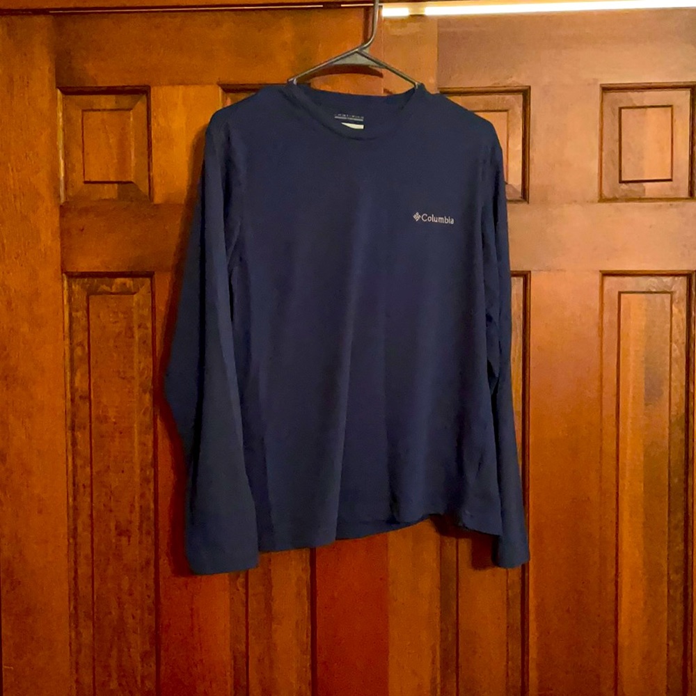 Columbia blue long sleeve T-shirt